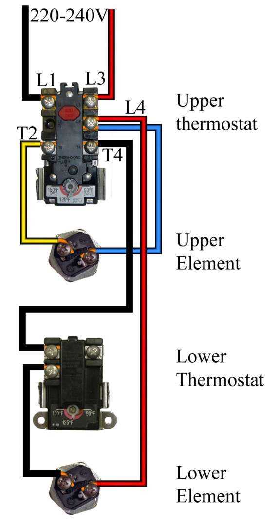 240v heater wiring diagram