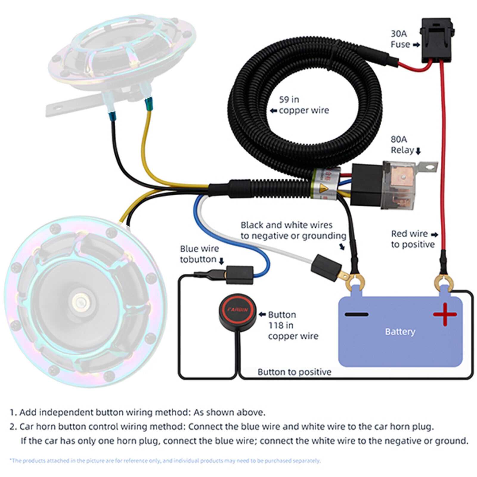 wiring diagram for horn relay