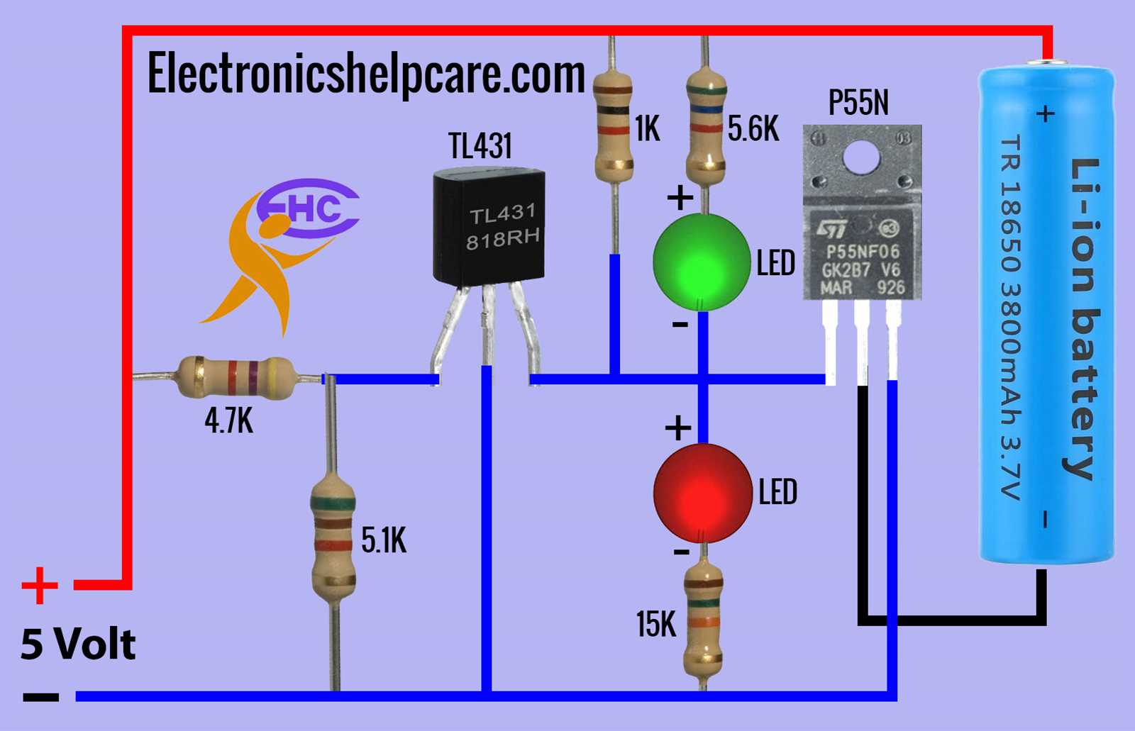 battery charger wiring diagram