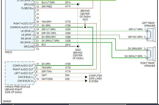 2002 dodge ram radio wiring diagram