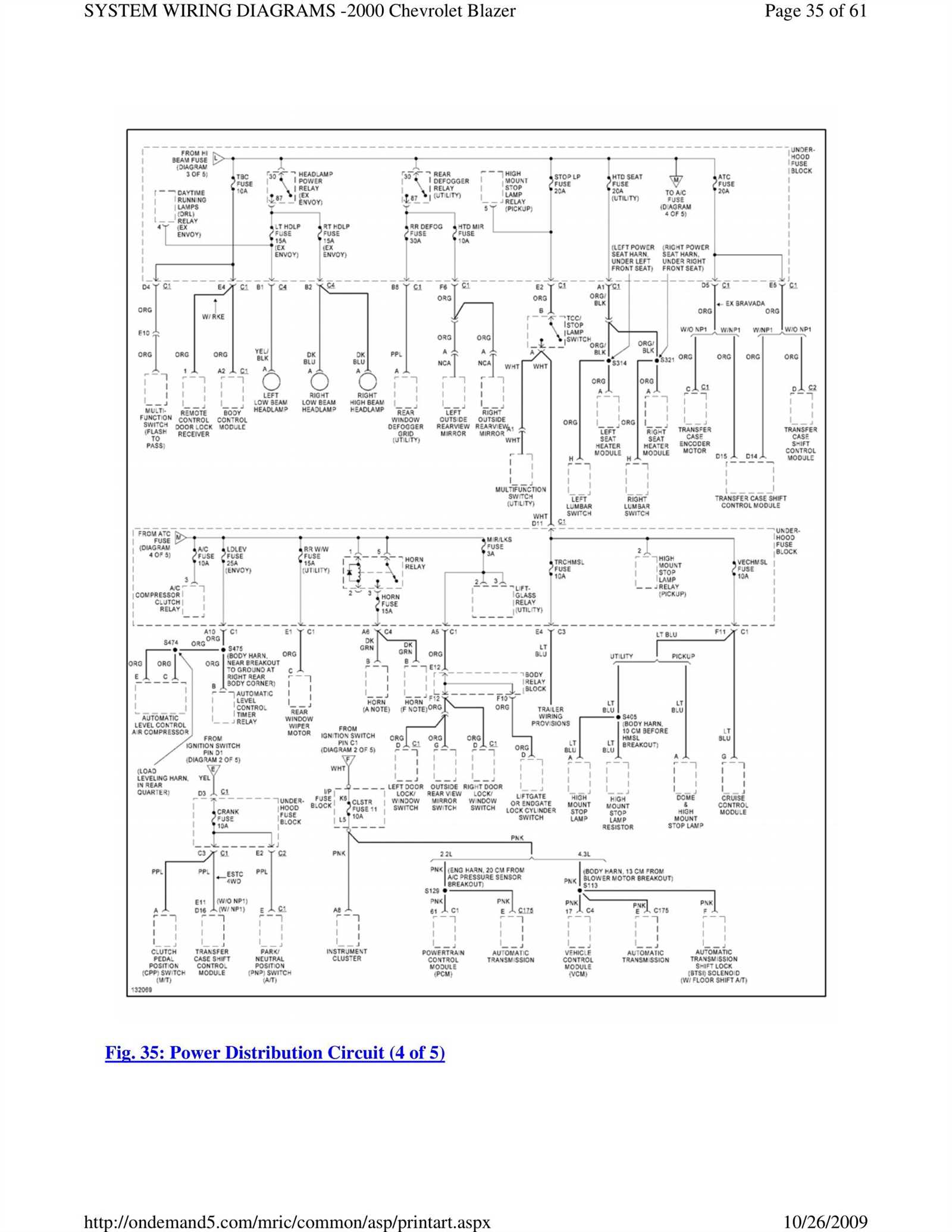 2000 silverado wiring diagram