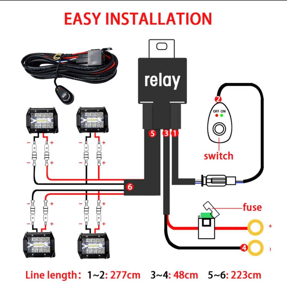 wiring diagram for a light bar