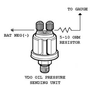 oil pressure switch wiring diagram