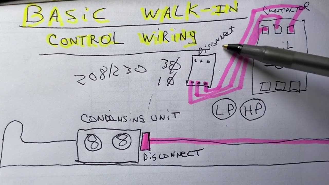 walk in cooler wiring diagram