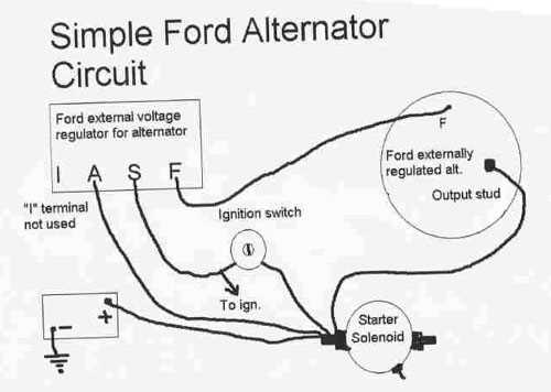 dodge external voltage regulator wiring diagram