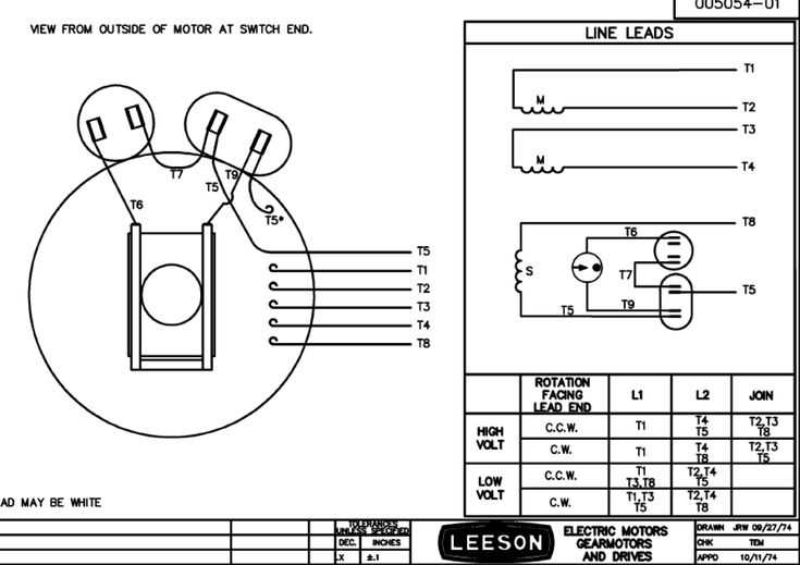 wiring diagram for leeson electric motors