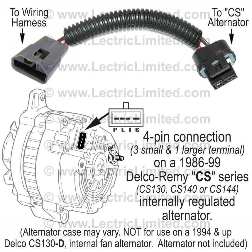 chevrolet alternator wiring diagram