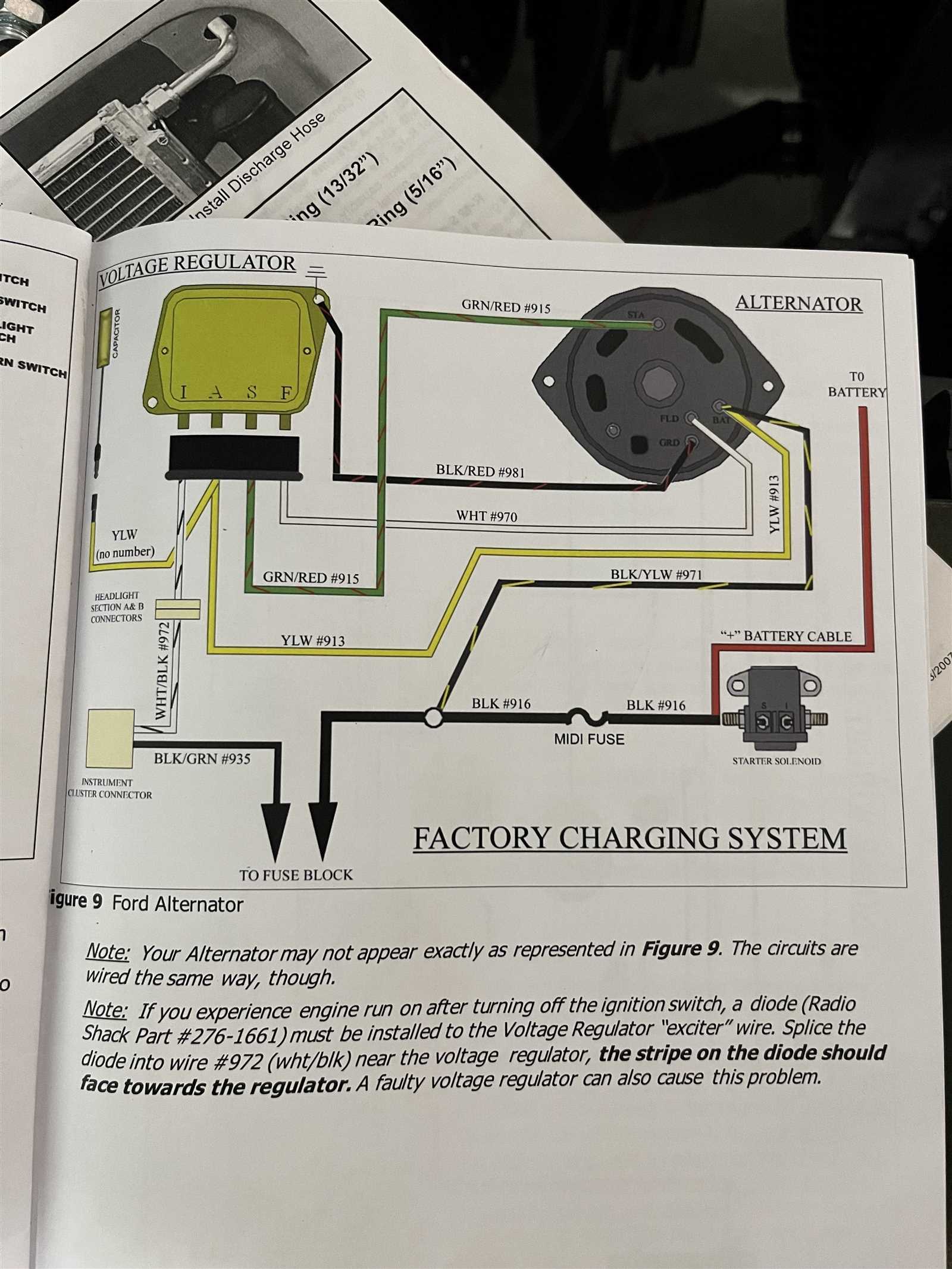 1966 mustang alternator wiring diagram