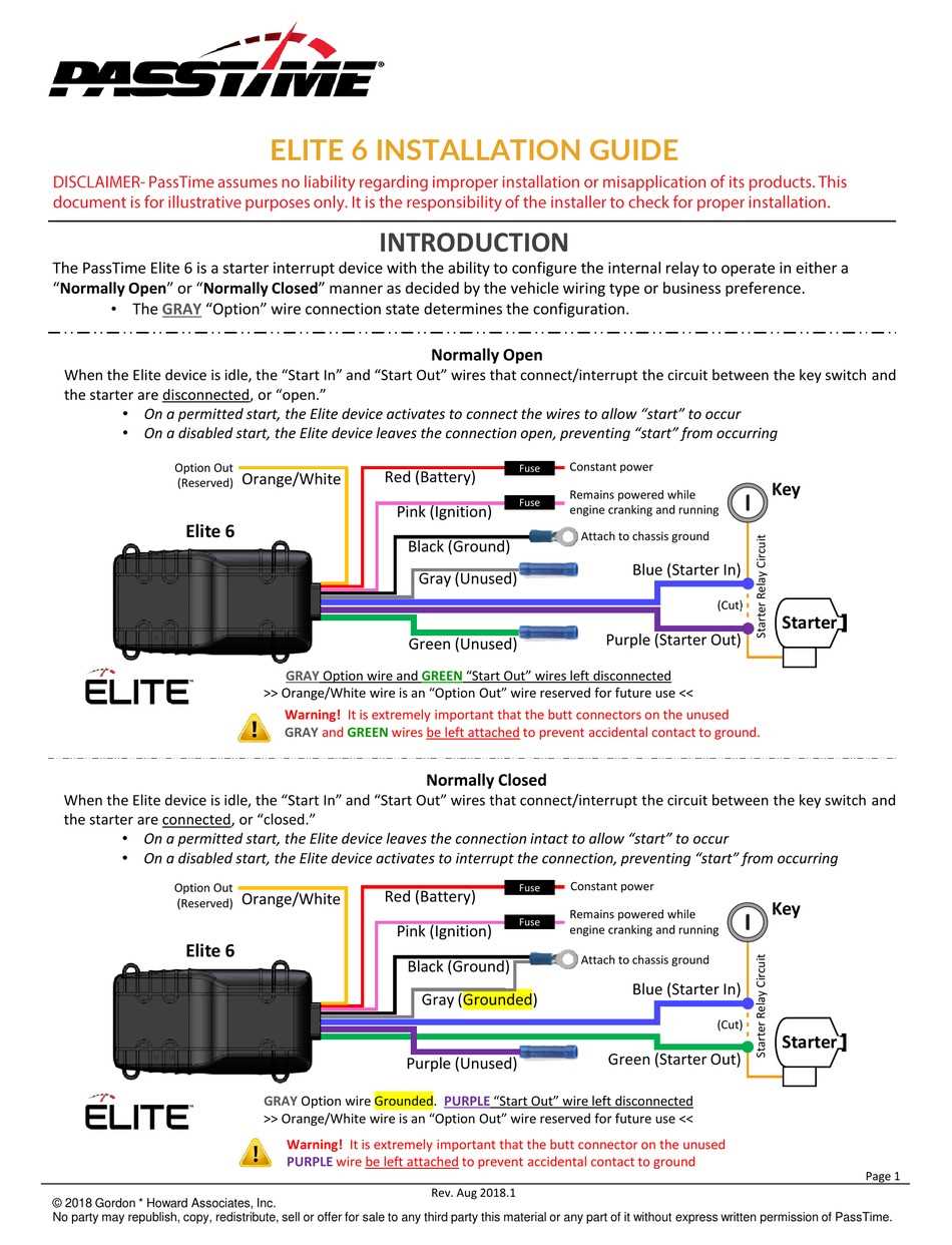 trax 6a passtime wiring diagram