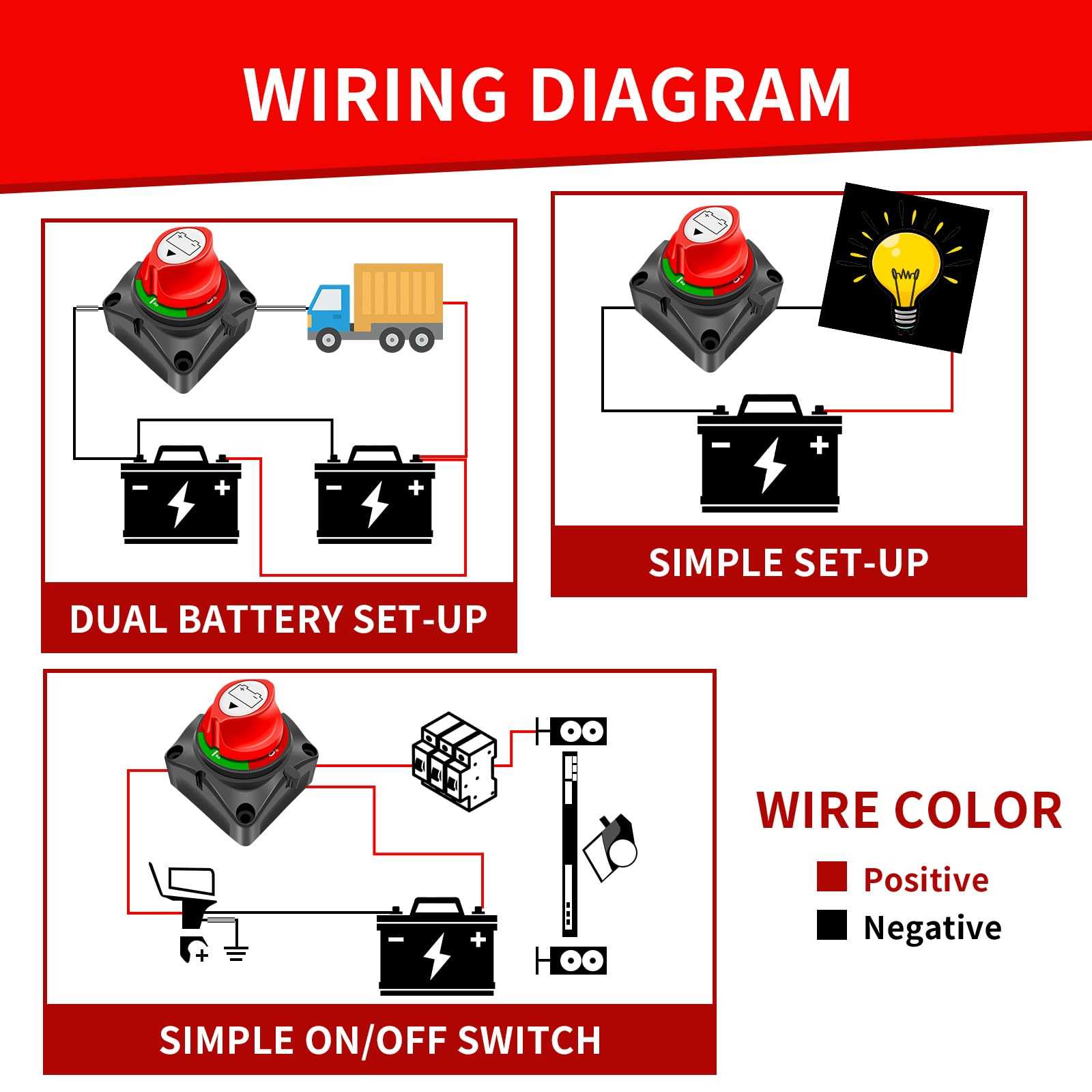 single battery boat wiring diagram