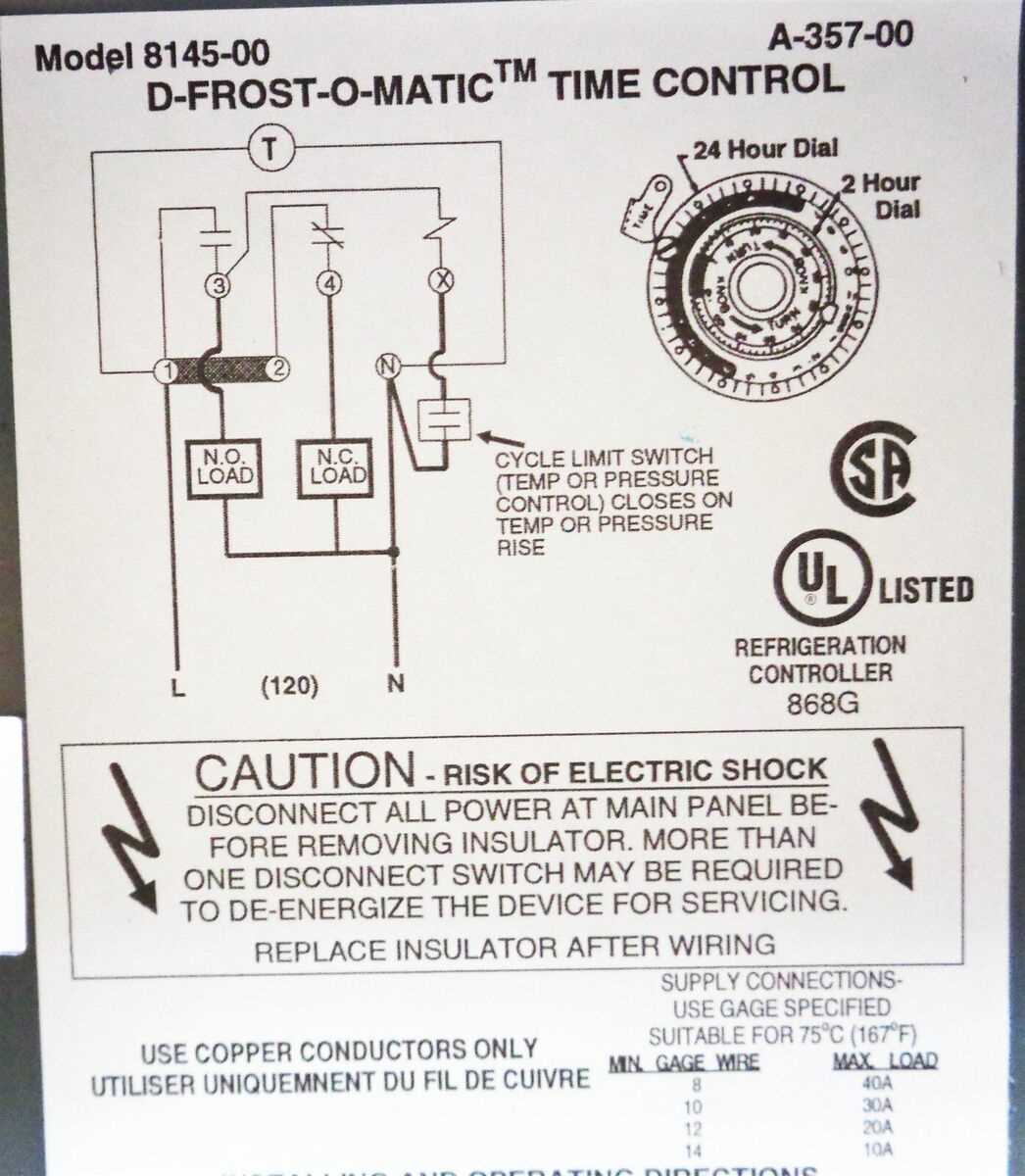 paragon defrost timer wiring diagram