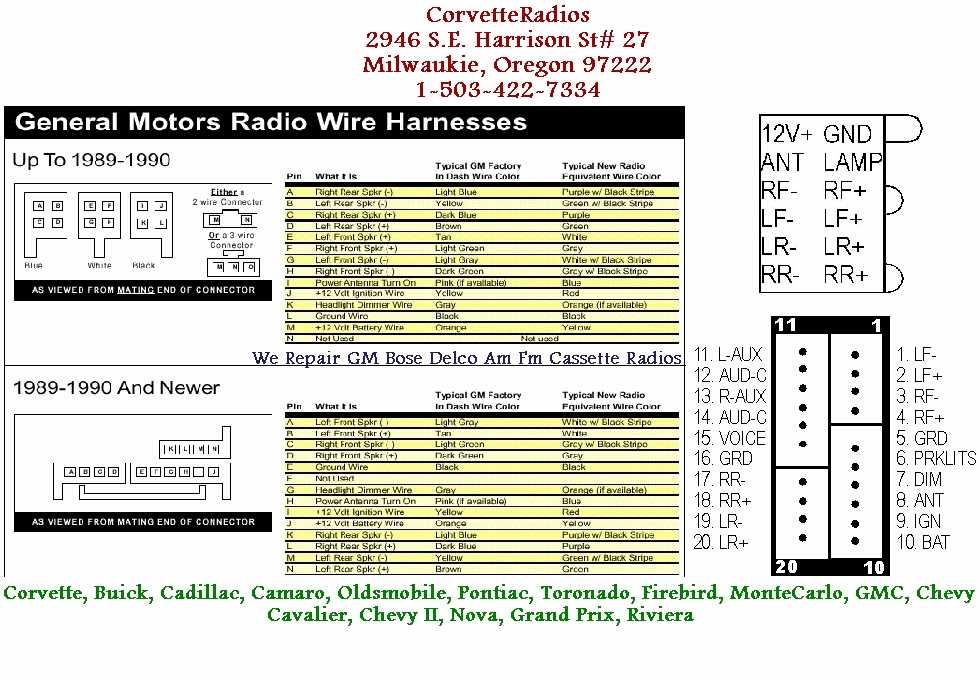 delco electronics radio wiring diagram