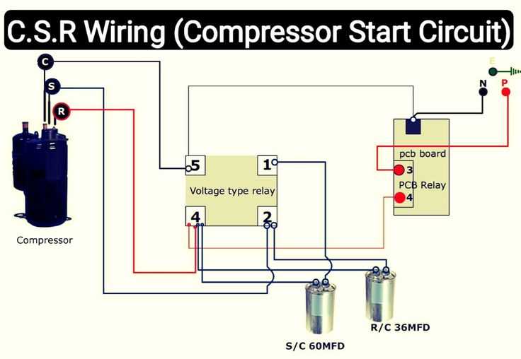 capacitor wiring diagram hvac