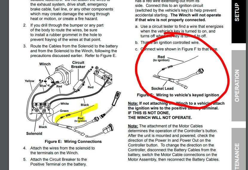 4 wire winch wiring diagram