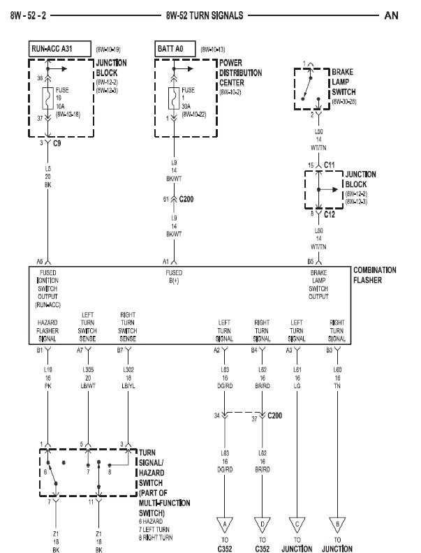 1998 dodge dakota stereo wiring diagram