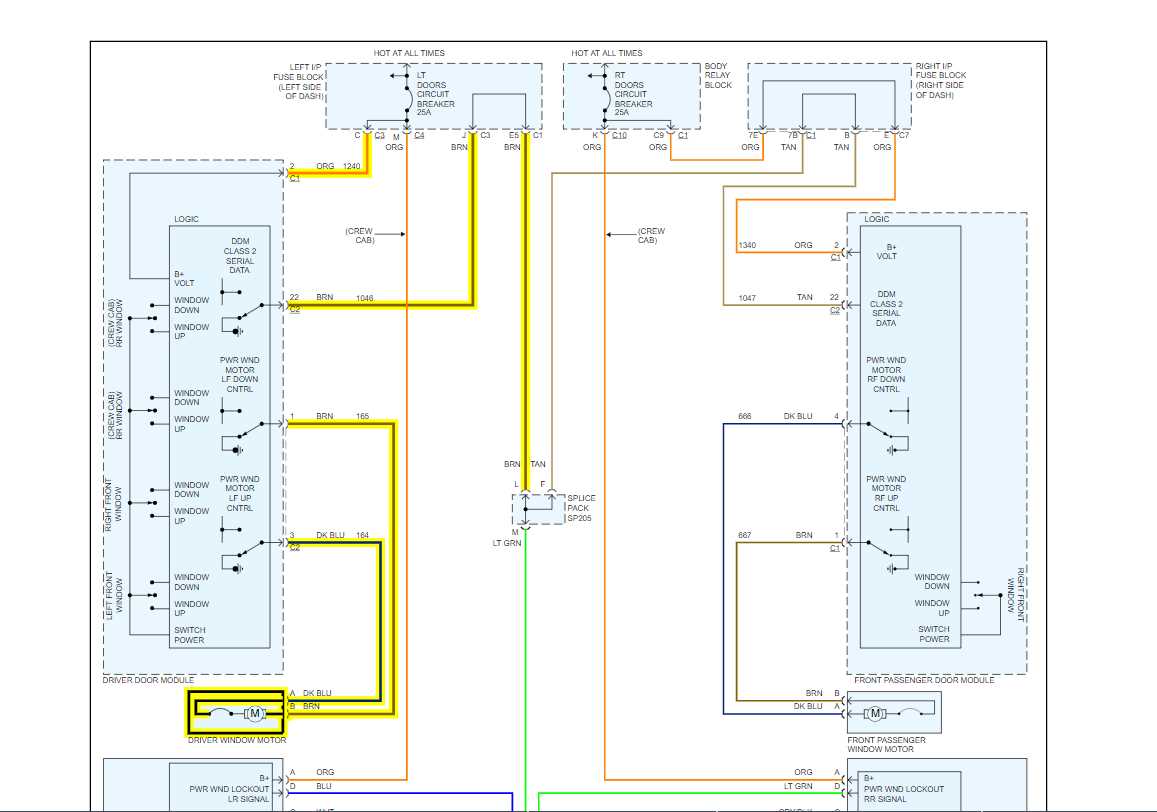 power window wiring diagram chevy