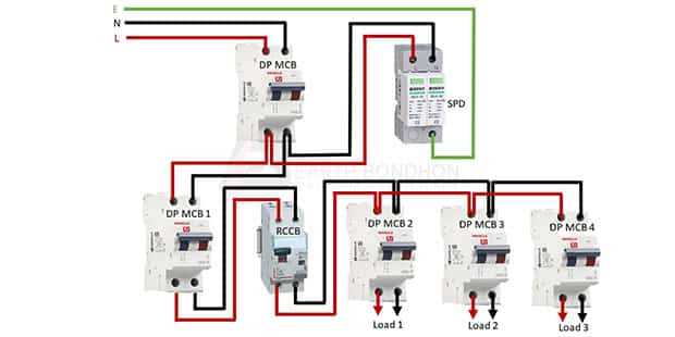 surge protector wiring diagram