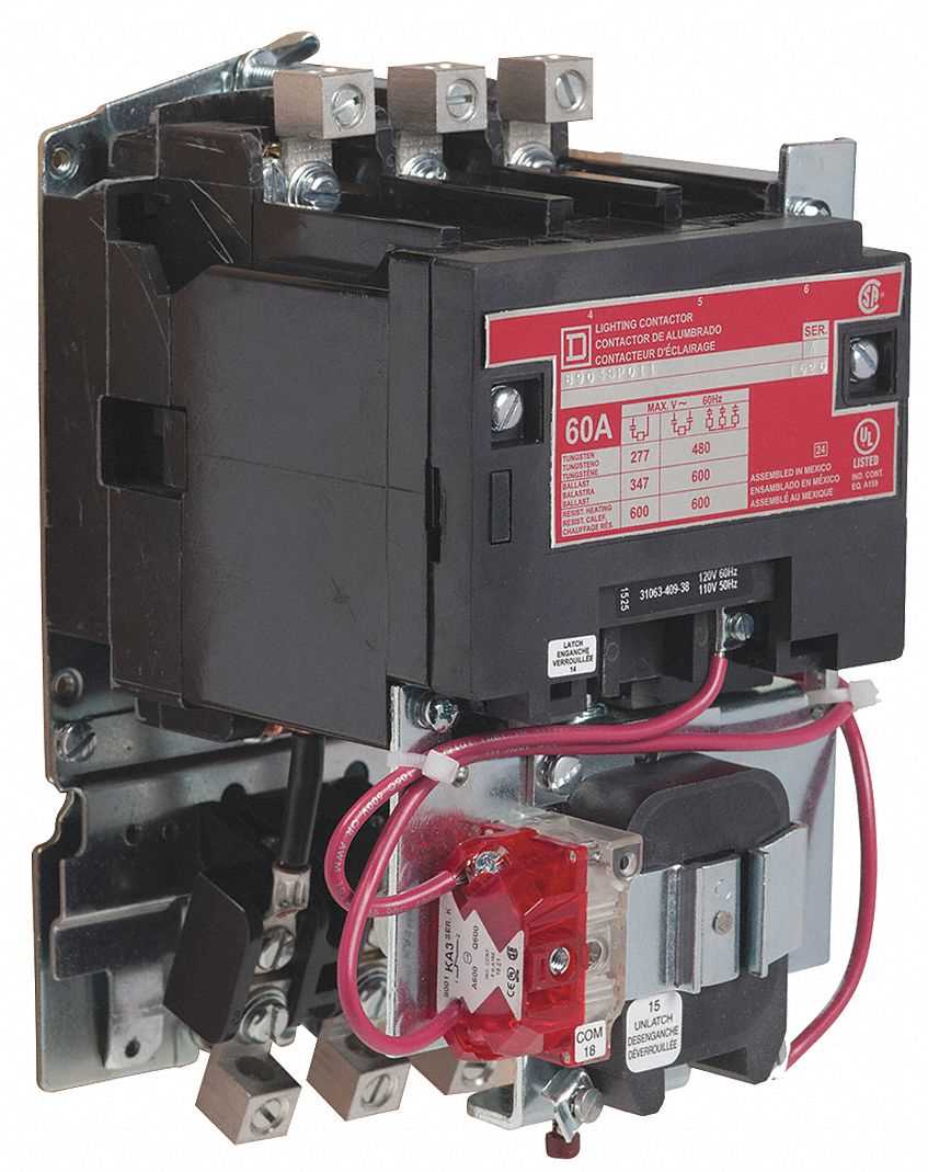 square d 8903 lighting contactor wiring diagram