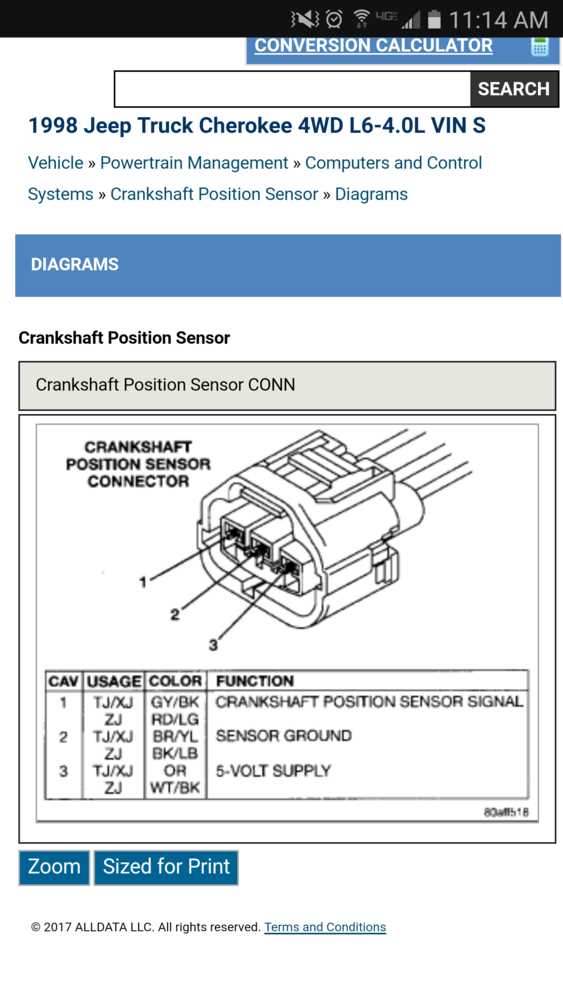 cam 3 wire crank sensor wiring diagram