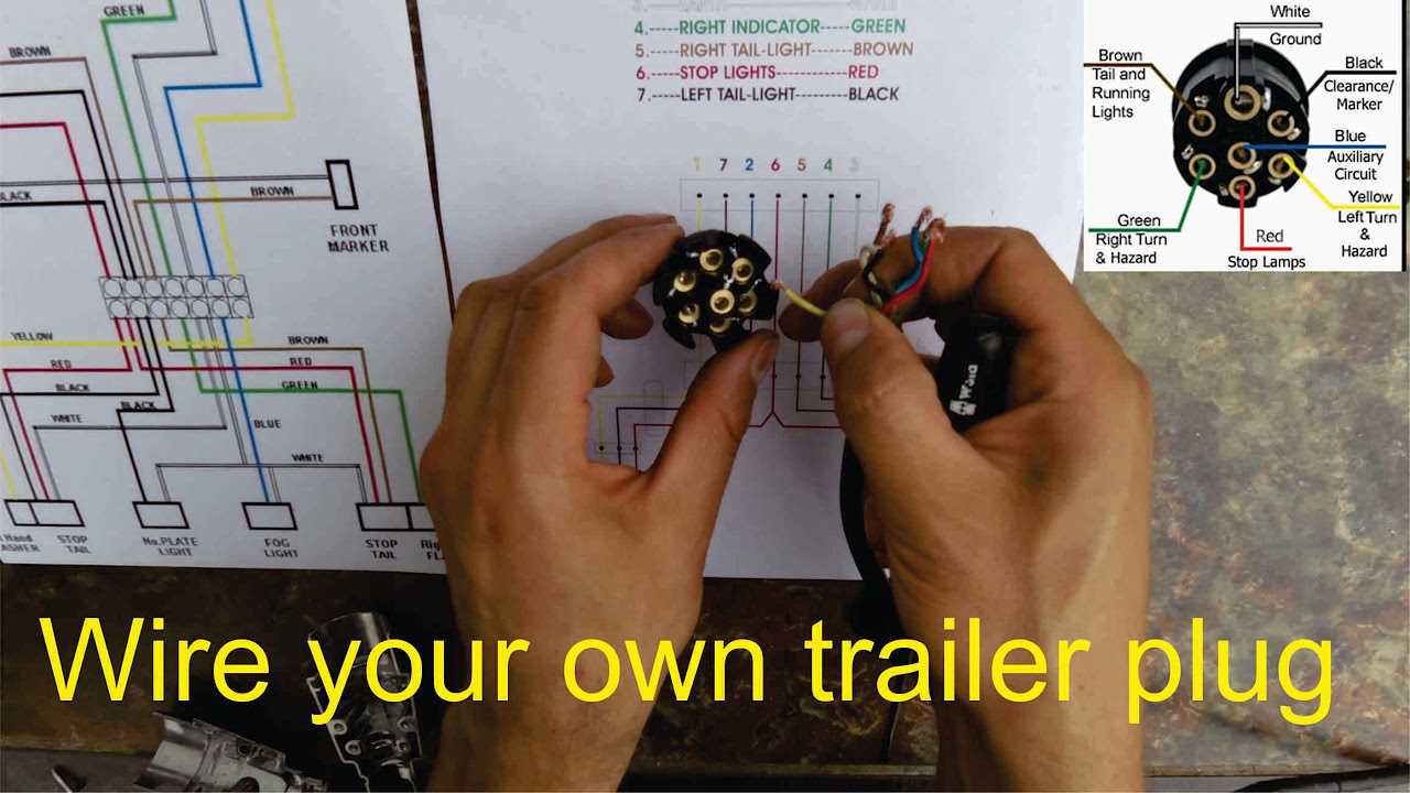 wiring diagram for 6 pin trailer connector