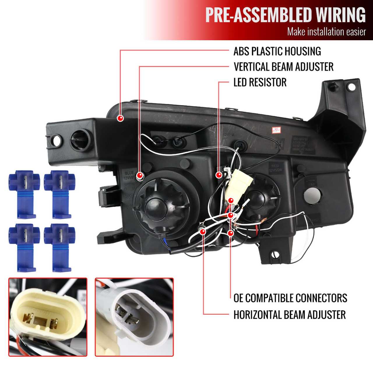 halo headlights wiring diagram