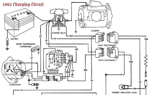 wiring diagram for 1965 mustang