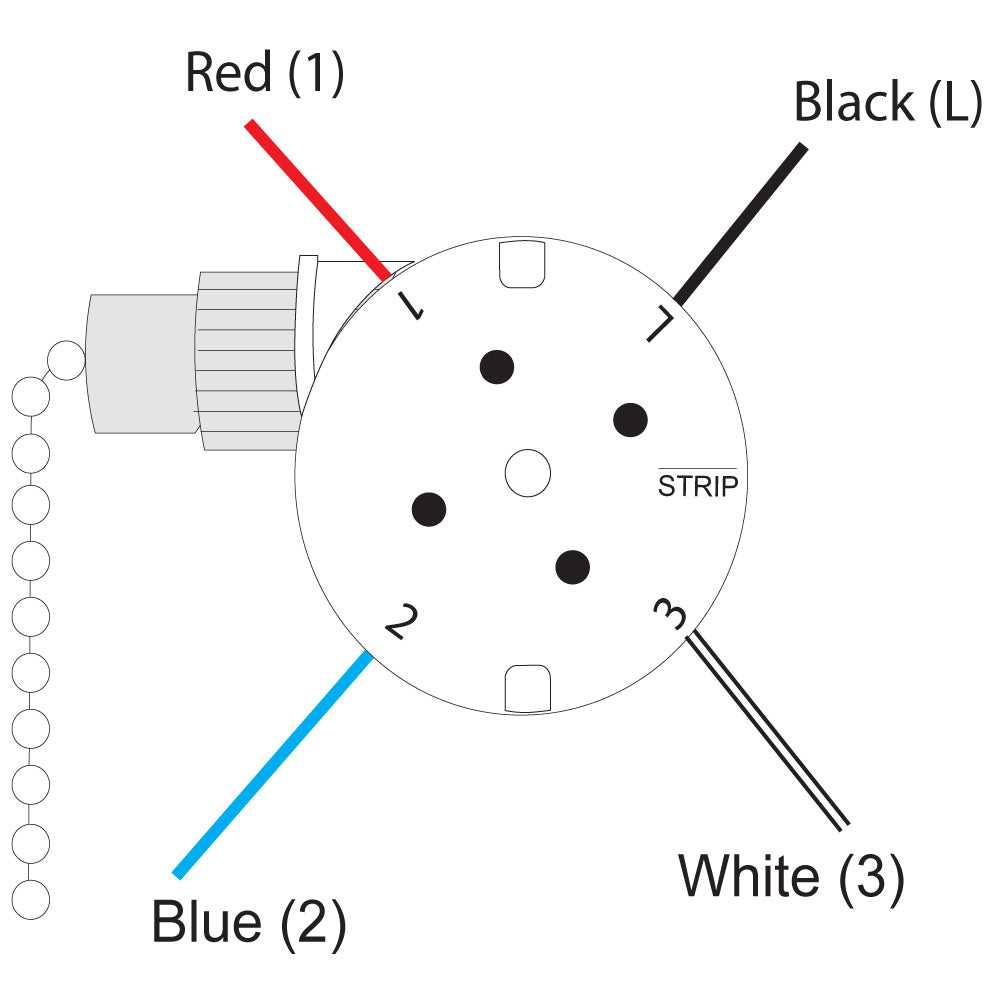 ceiling fan pull switch wiring diagram