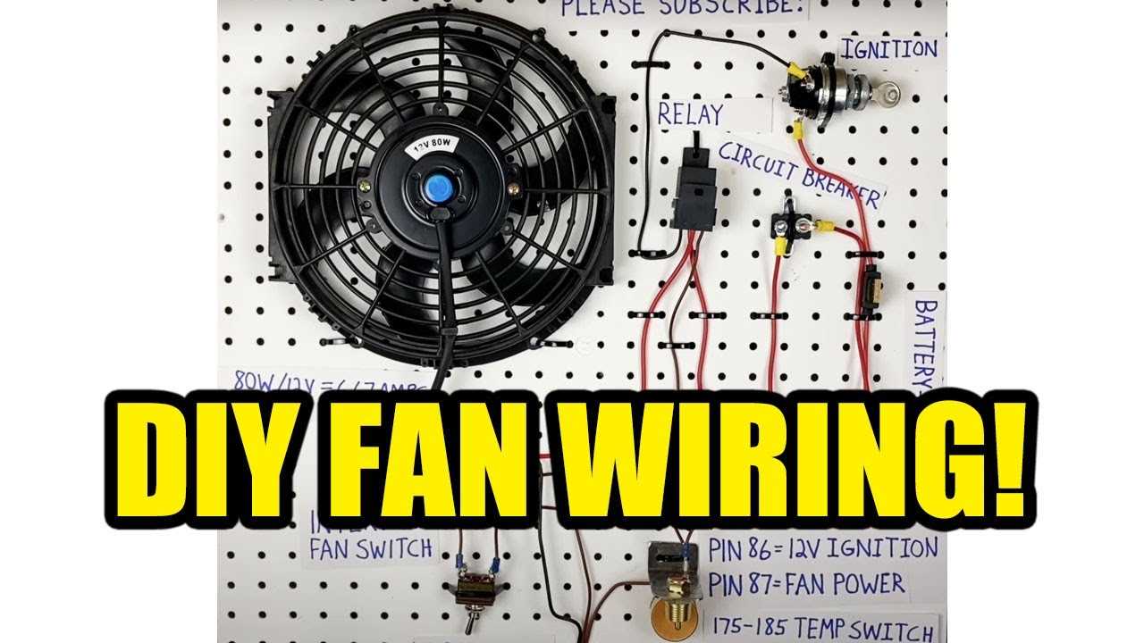 radiator electric fan wiring diagram