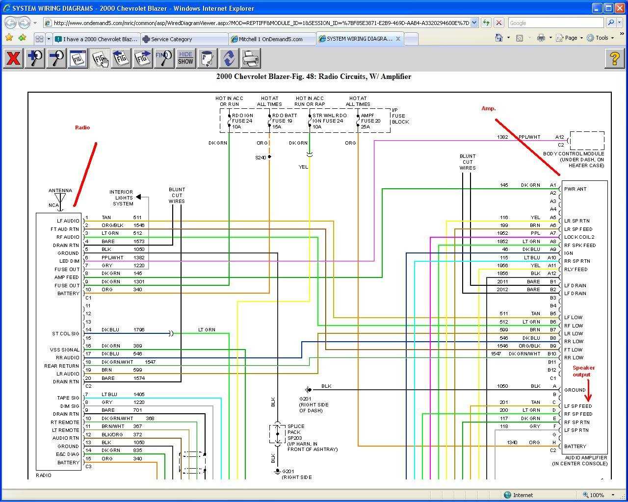 radio wiring cadillac bose amp wiring diagram