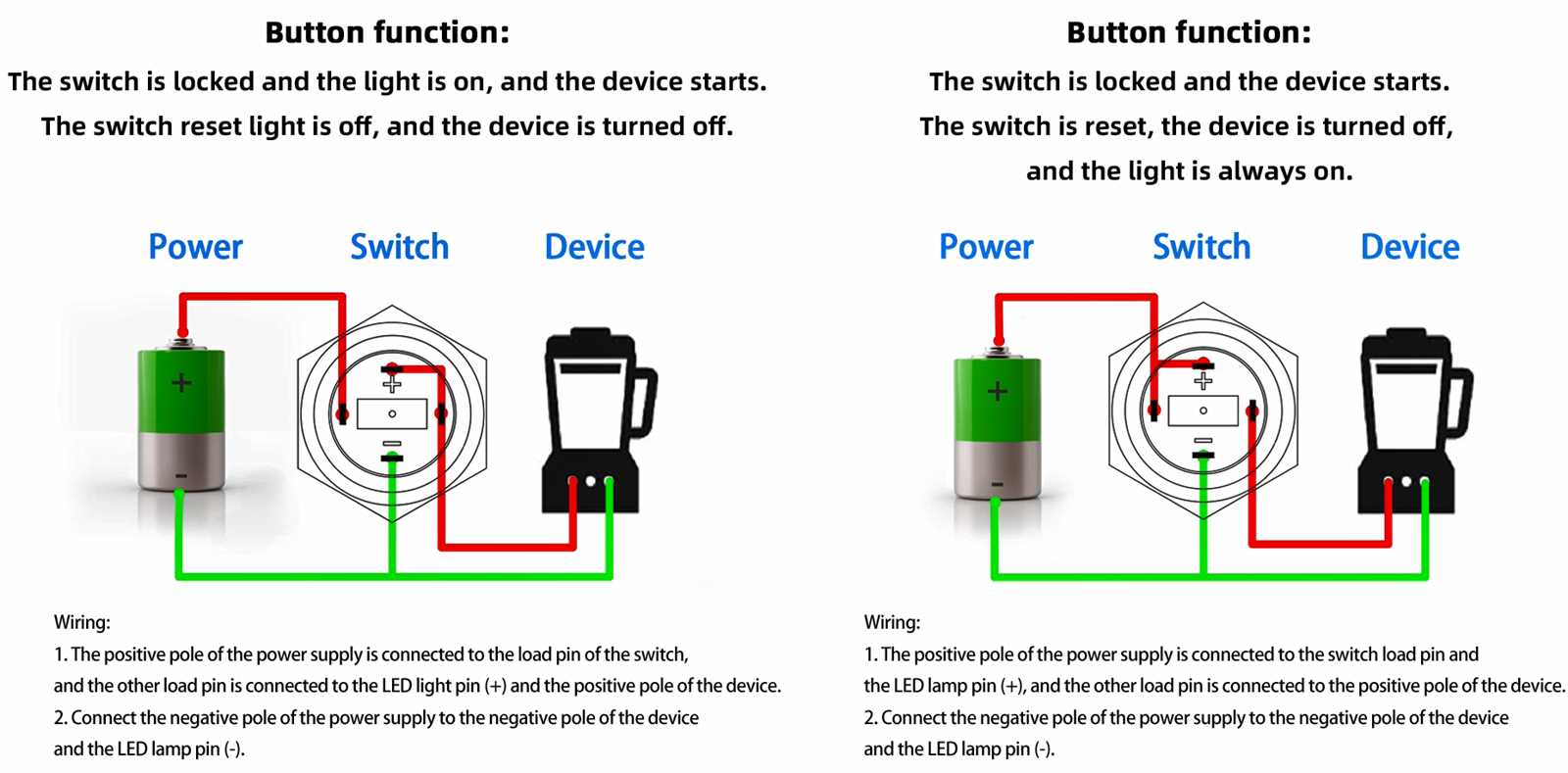 push button wiring diagram