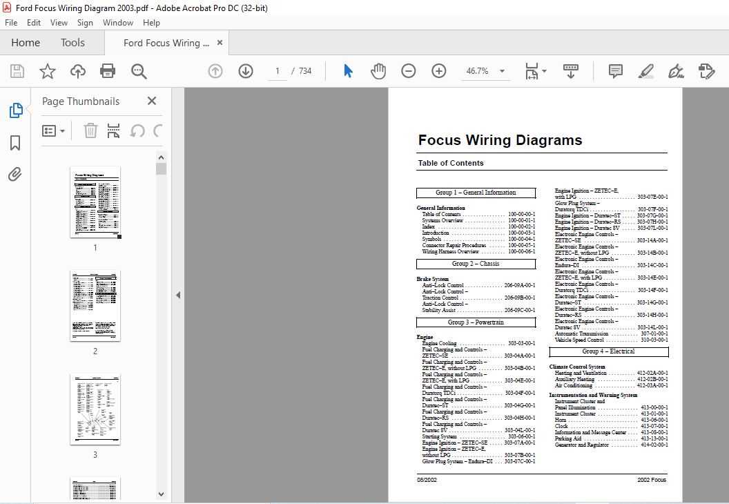 ford focus wiring diagram