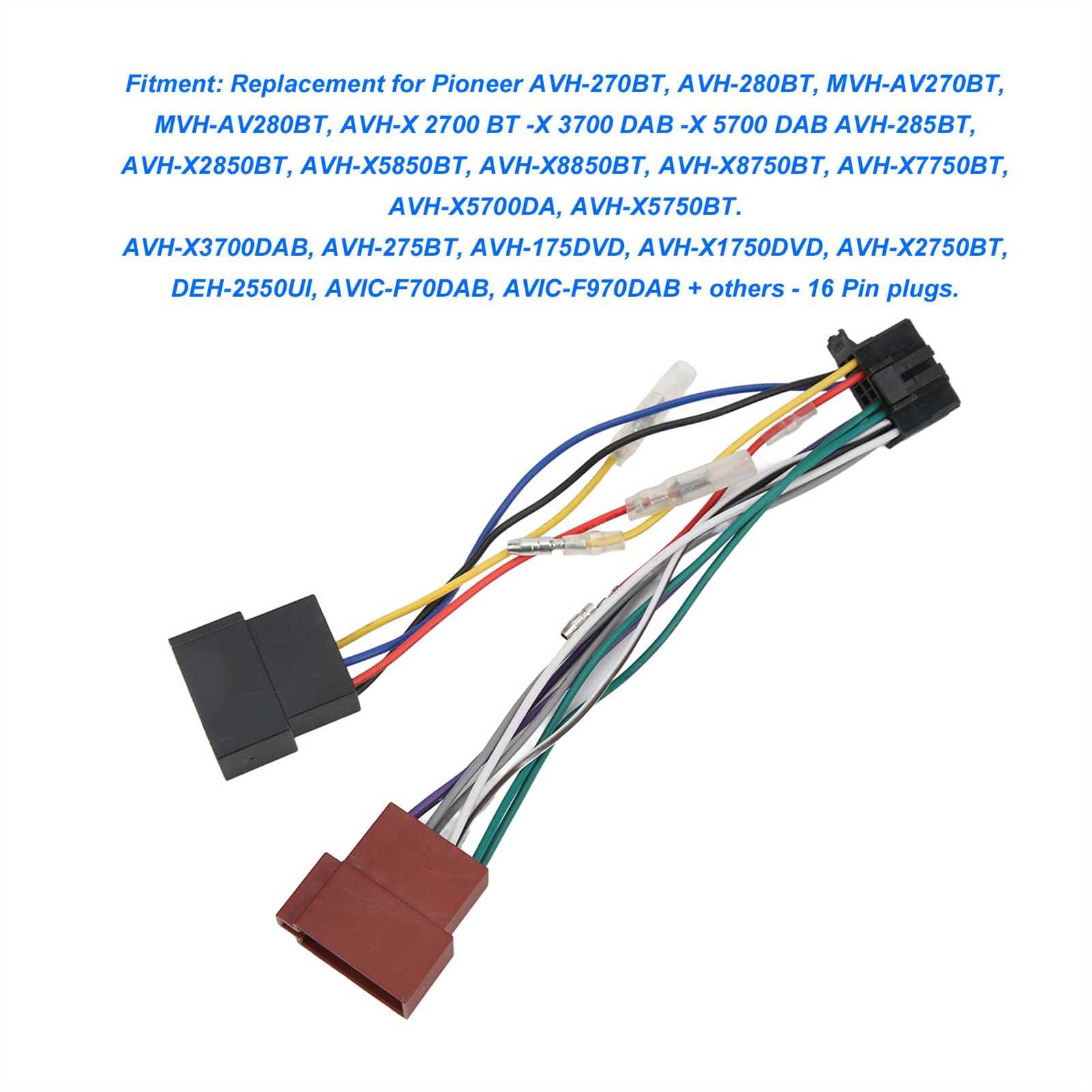 pioneer avh 280bt wiring diagram