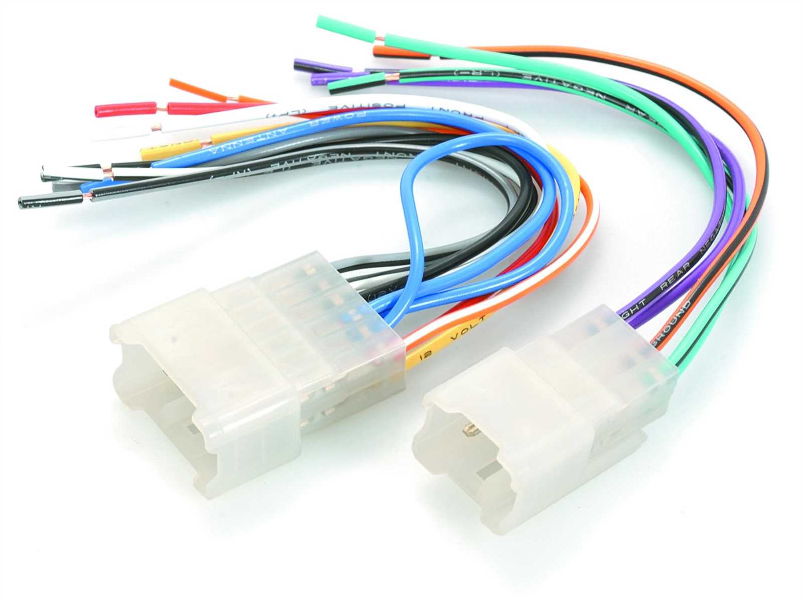 harness diagram toyota stereo wiring colours