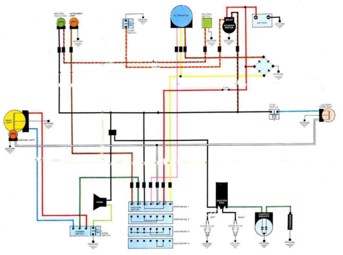 honda motorcycle starter solenoid wiring diagram