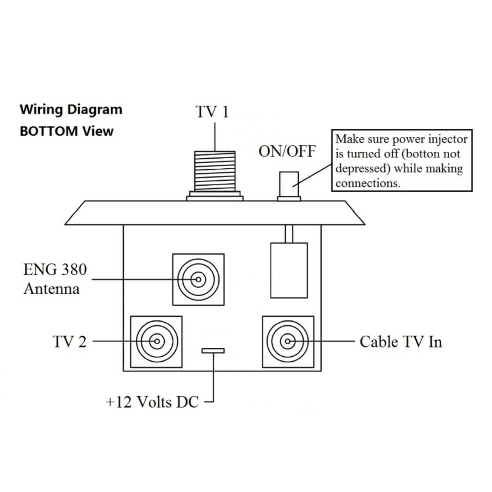 rv tv antenna booster wiring diagram