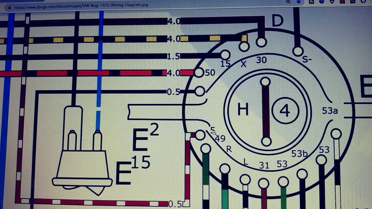 volkswagen beetle wiring diagram