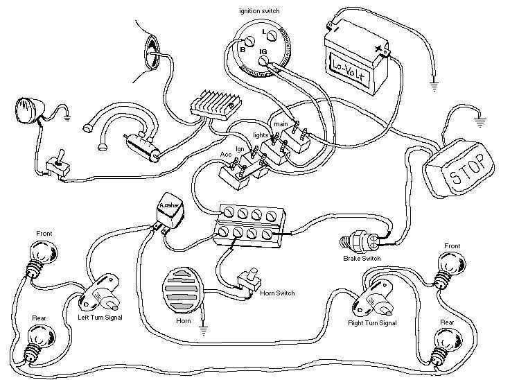 simple chopper wiring diagram