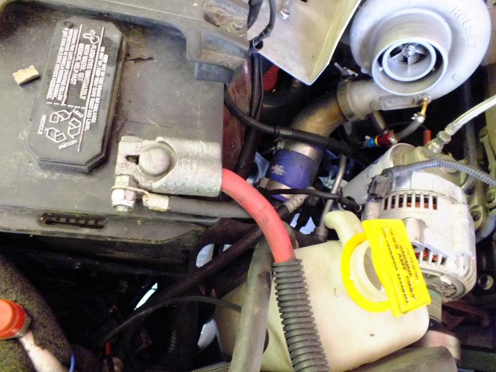 simple dodge alternator wiring diagram