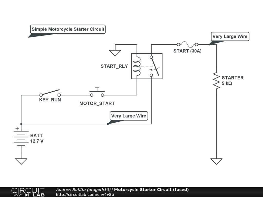 simplified motorcycle wiring diagram