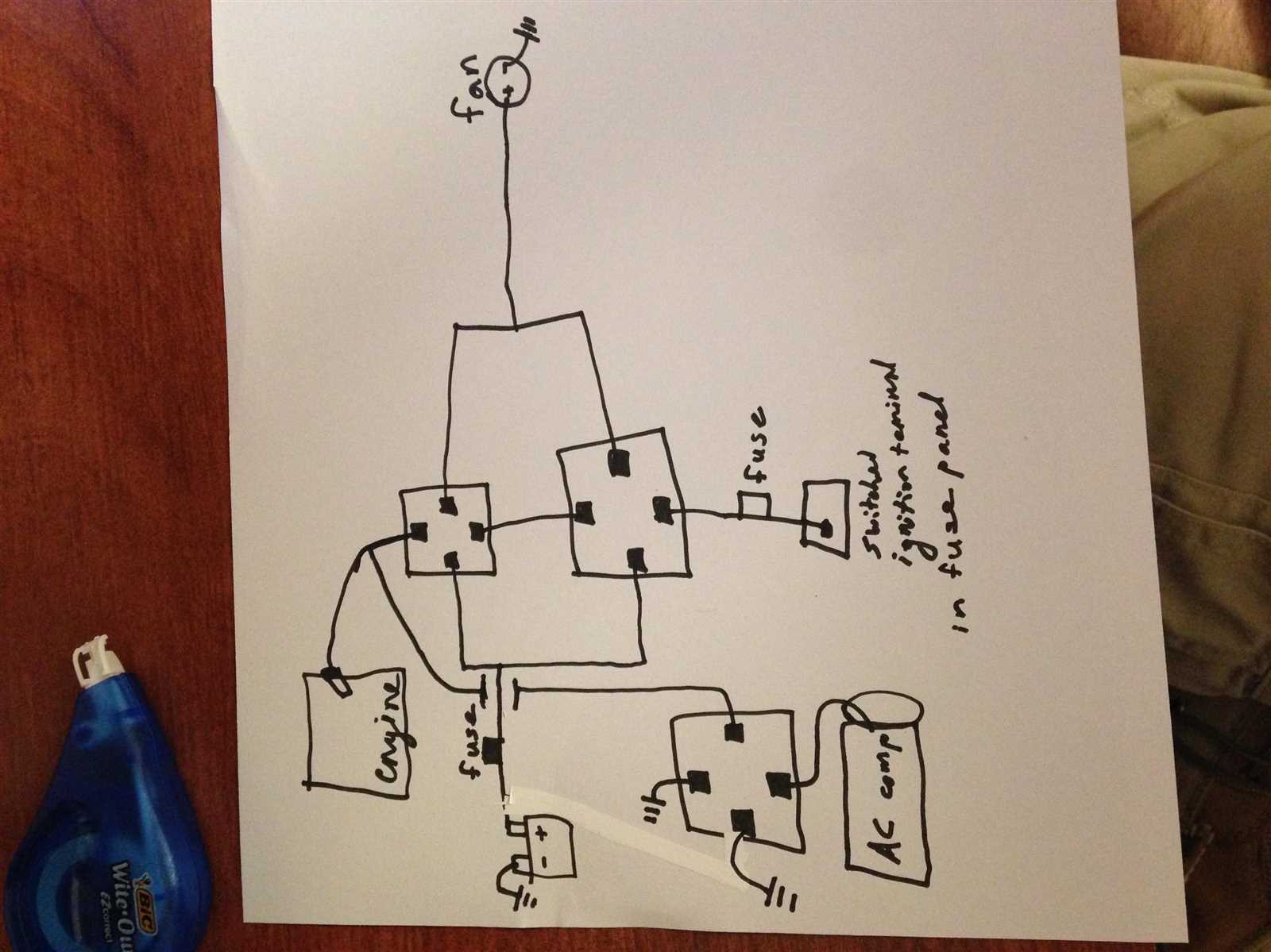 single electric fan wiring diagram