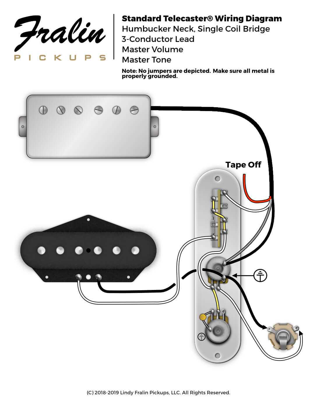 single pickup wiring diagram