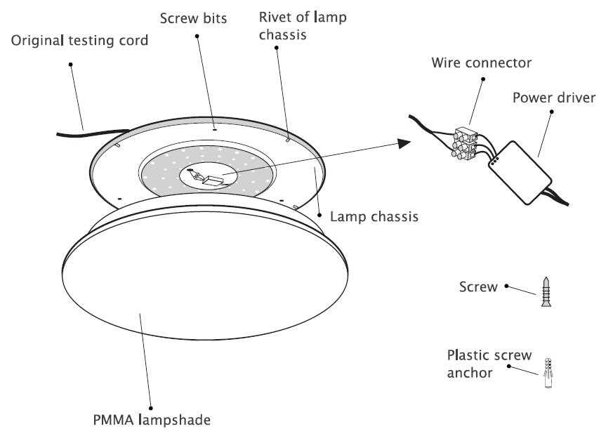 led light fixture wiring diagram