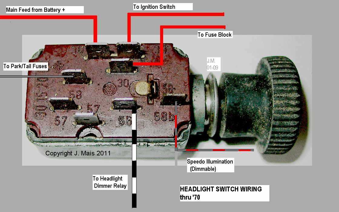 1972 vw beetle wiring diagram