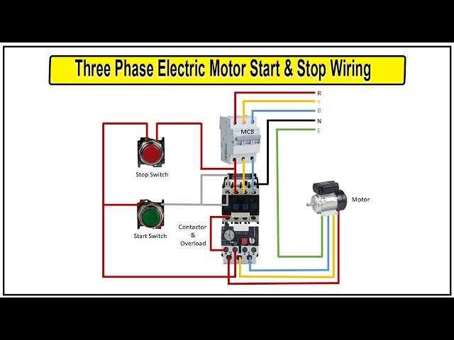 3 ph motor wiring diagram