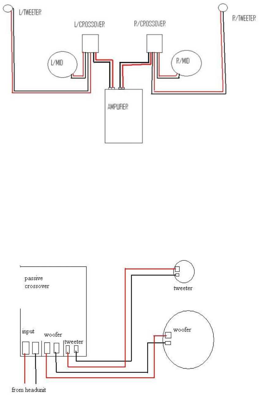 speaker and tweeter wiring diagram