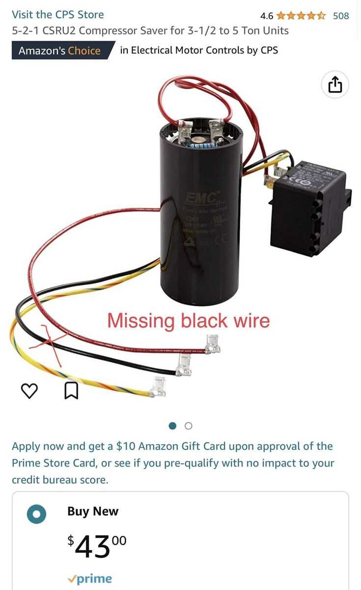 5 2 1 compressor saver wiring diagram