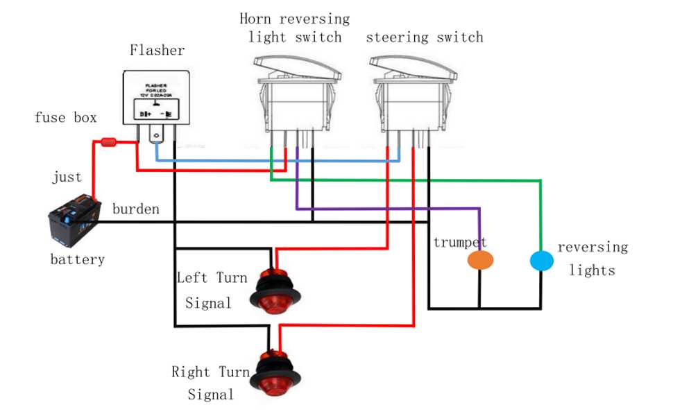 motorcycle blinker wiring diagram