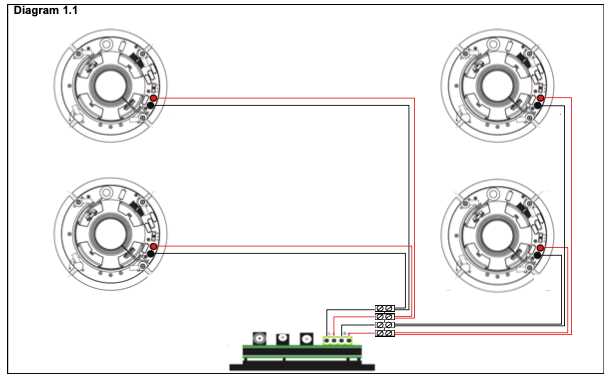 wiring speakers in parallel diagram