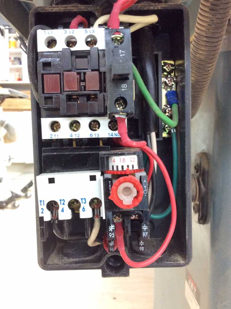 table saw switch wiring diagram