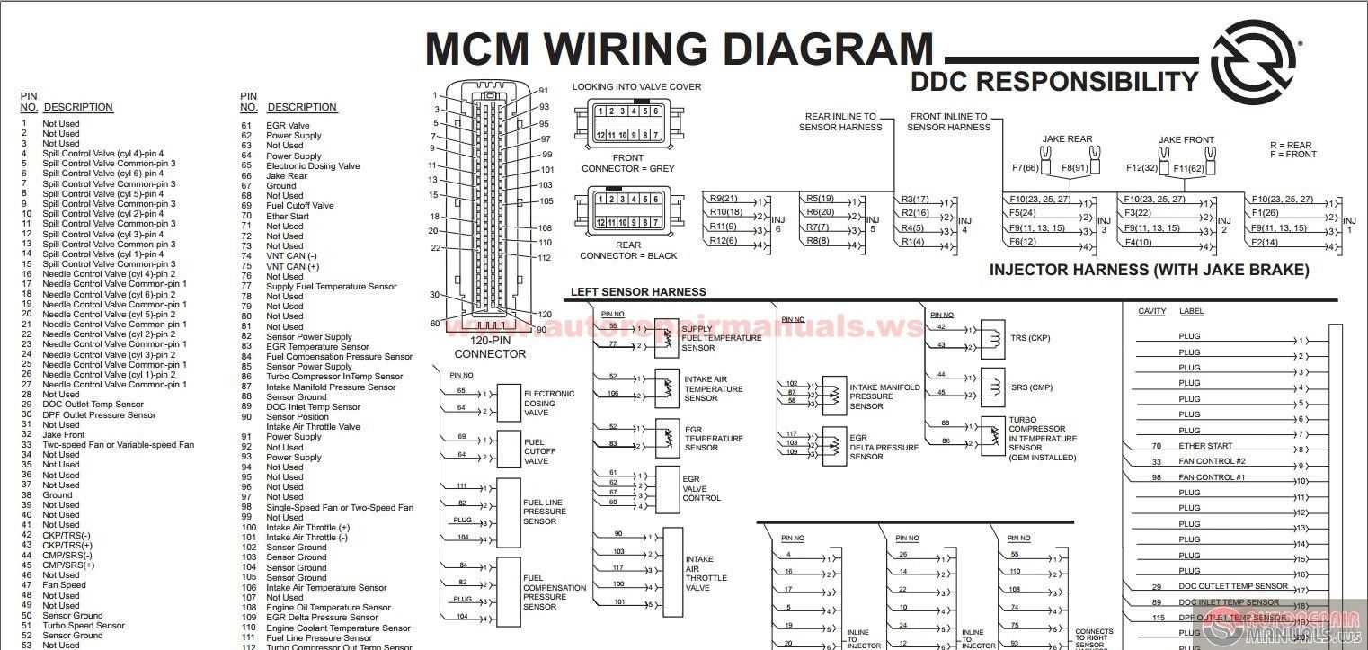 ddec 3 ecm wiring diagram